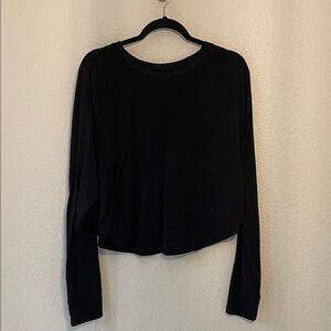 All in Motion Black Long Sleeve Tee